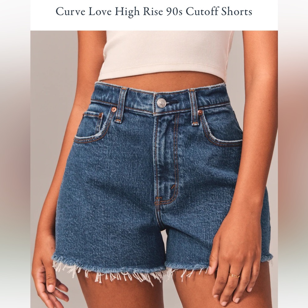 Curve Love 90s High Rise Cutoff Shorts